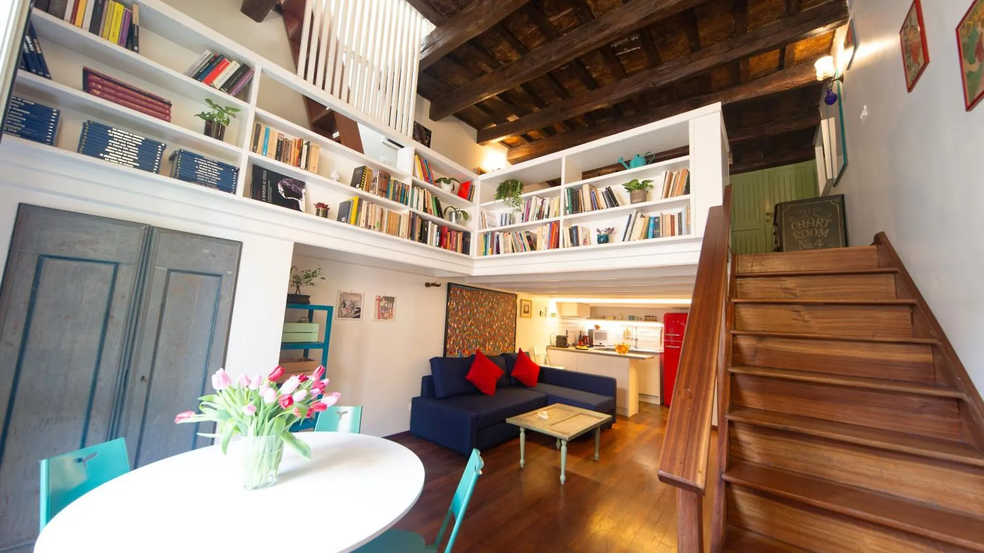 Saint Louis Penthouse, Cozy Little Apartment Next To Pantheon Rome